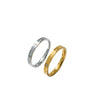 Wholesale Ring Titanium Steel Letter Light Luxury Jewelry For Women And Couples Electroplated