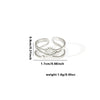 Wholesale Ring Titanium Steel Multi Layer Geometric Disc Electroplated With Letters Numbers Text