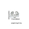 Wholesale Ring Titanium Steel Snakeshaped Interwoven Heart Shape Flower Leaves Letters Numbers Text Electroplated Retro Unisex