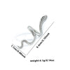 Wholesale Ring Titanium Steel Snakeshaped Interwoven Heart Shape Flower Leaves Letters Numbers Text Electroplated Retro Unisex