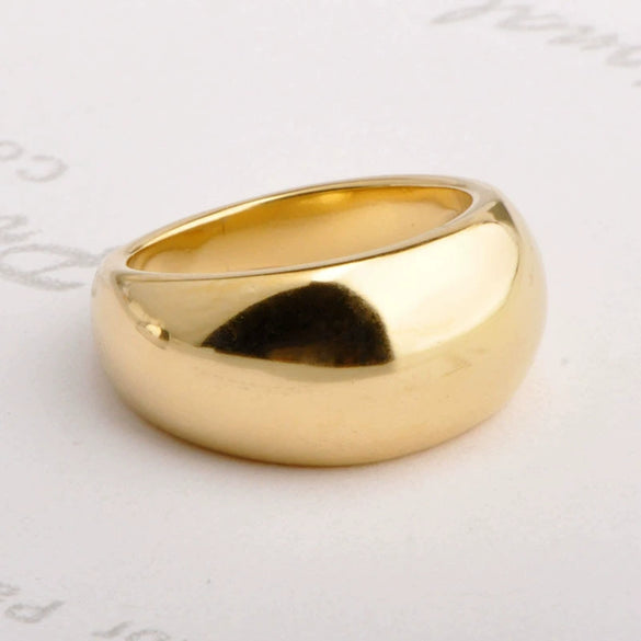 Wholesale Ring Titanium Steel Ushaped Electroplating Retro Exaggerated Style For Female