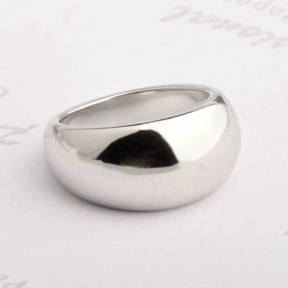 Wholesale Ring Titanium Steel Ushaped Electroplating Retro Exaggerated Style For Female