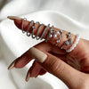 Wholesale Ring Zinc Alloy Geometric Old Style Women's Multijoint Love Ring Set
