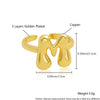 Wholesale Rings Copper Electroplated With English Letters Trendy Unisex Open Rings