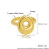 Wholesale Rings Copper Electroplated With English Letters Trendy Unisex Open Rings
