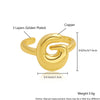 Wholesale Rings Copper Electroplated With English Letters Trendy Unisex Open Rings