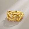 Wholesale Rings Copper Geometric Style Three Rings Electroplated Unisex