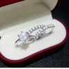 Wholesale Rings Copper Zircon Geometric Style For Women And Couple