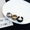 Wholesale Rings Retro Style Copper Hemp Rope Winding Geometric Electroplating Unisex