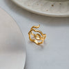 Wholesale Rings Stainless Steel Geometric Electroplating Jewelry