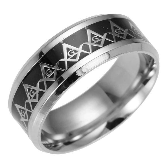 Wholesale Rings Stainless Steel Geometric Electroplating Unisex Hand Accessories