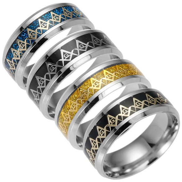 Wholesale Rings Stainless Steel Geometric Electroplating Unisex Hand Accessories