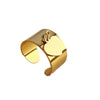 Wholesale Rings Stainless Steel Heart Geometric Natural Style Electroplating