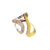 Wholesale Rings Stainless Steel Heart Shape Electroplating Minimalist Geometric Design Unisex