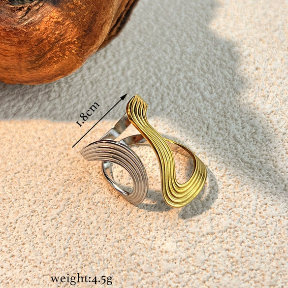 Wholesale Rings Stainless Steel Heart Shape Electroplating Minimalist Geometric Design Unisex