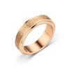 Wholesale Rings Stainless Steel Pearl Sand Rotating Rotatable Fashion Unisex Electroplated With Letters Numbers Text