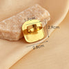 Wholesale Rings Titanium Steel And Stainless Steel With Pleated Texture And Heart Shape Electroplated For Women And Unisex