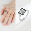 Wholesale Rotatable Antianxiety Decompression Ring Set Copper Geometric Electroplated For Women
