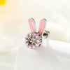 Wholesale Rotatable Rabbit Titanium Steel Jewelry With Electroplating For Women