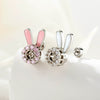 Wholesale Rotatable Rabbit Titanium Steel Jewelry With Electroplating For Women