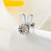Wholesale Rotatable Rabbit Titanium Steel Jewelry With Electroplating For Women