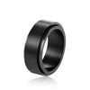 Wholesale Rotatable Unisex Ring Stainless Steel Geometric Style Electroplated Jewelry