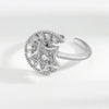 Wholesale Rotating Adjustable Anxiety Relieving S925 Sterling Silver Ring Geometric Design Electroplating For Women
