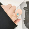Wholesale Rotating Open Anxiety Relief Ring Copper Geometric Animal Style Electroplated For Women