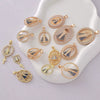 Wholesale Round Religious Pendant Copper 18K Gold Plated Vintage Charm Necklace For Women