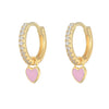Wholesale S925 Copper Heartshaped Fashion Earrings For Women