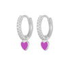 Wholesale S925 Copper Heartshaped Fashion Earrings For Women