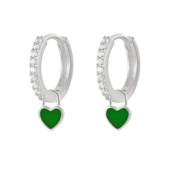 Wholesale S925 Copper Heartshaped Fashion Earrings For Women