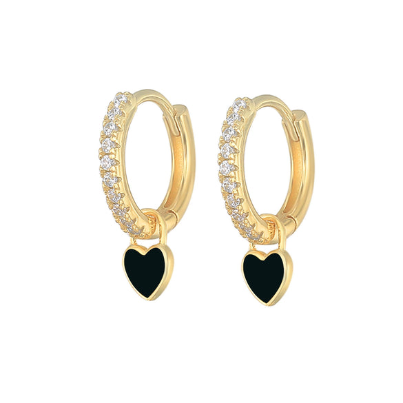 Wholesale S925 Copper Heartshaped Fashion Earrings For Women
