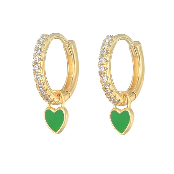 Wholesale S925 Copper Heartshaped Fashion Earrings For Women
