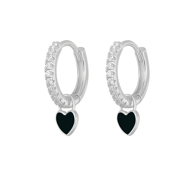 Wholesale S925 Copper Heartshaped Fashion Earrings For Women