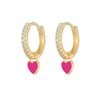 Wholesale S925 Copper Heartshaped Fashion Earrings For Women