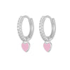 Wholesale S925 Copper Heartshaped Fashion Earrings For Women