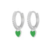 Wholesale S925 Copper Heartshaped Fashion Earrings For Women