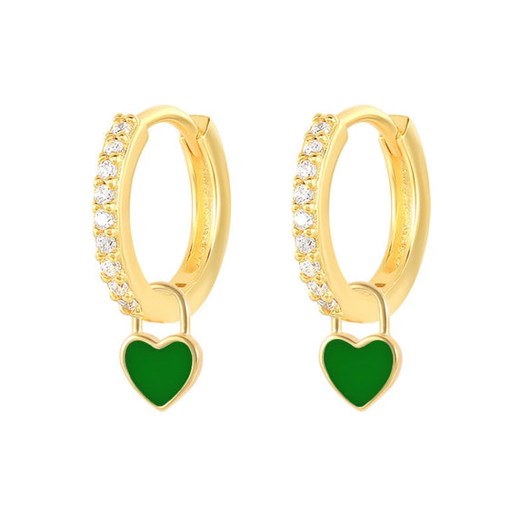 Wholesale S925 Copper Heartshaped Fashion Earrings For Women