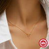 Wholesale S925 Silver Butterfly Necklace With Geometric Design And O Chain Cold Style And Unisex Personality