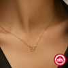 Wholesale S925 Silver Butterfly Necklace With Geometric Design And O Chain Cold Style And Unisex Personality