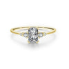 Wholesale S925 Silver Classic Cut Ring With Micro Inlay Geometric Design All Match For Women