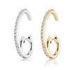 Wholesale S925 Silver Cshaped Retro High End Earrings With Electroplating For Women