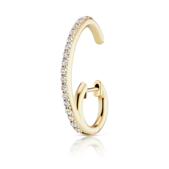 Wholesale S925 Silver Cshaped Retro High End Earrings With Electroplating For Women