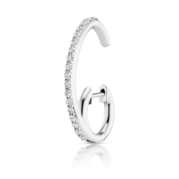 Wholesale S925 Silver Cshaped Retro High End Earrings With Electroplating For Women