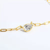 Wholesale S925 Silver Diamond Pendant Necklace With Retro Style High Sense Heavy Chain And Platinum Or 18K Gold Electroplating
