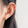 Wholesale S925 Silver Double Layer C Shaped And U Shaped Geometric Pattern Electroplated Ear Clip For Women