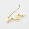 Wholesale S925 Silver Earrings With Animal Zodiac Pattern Electroplated With Platinum 18K Gold