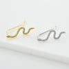 Wholesale S925 Silver Earrings With Animal Zodiac Pattern Electroplated With Platinum 18K Gold