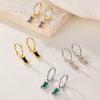 Wholesale S925 Silver Electroplated Geometric Earrings For Women